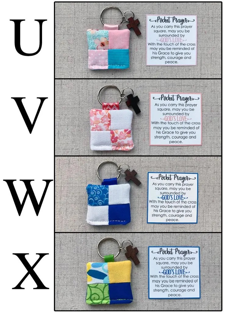Prayer Cube Keychain