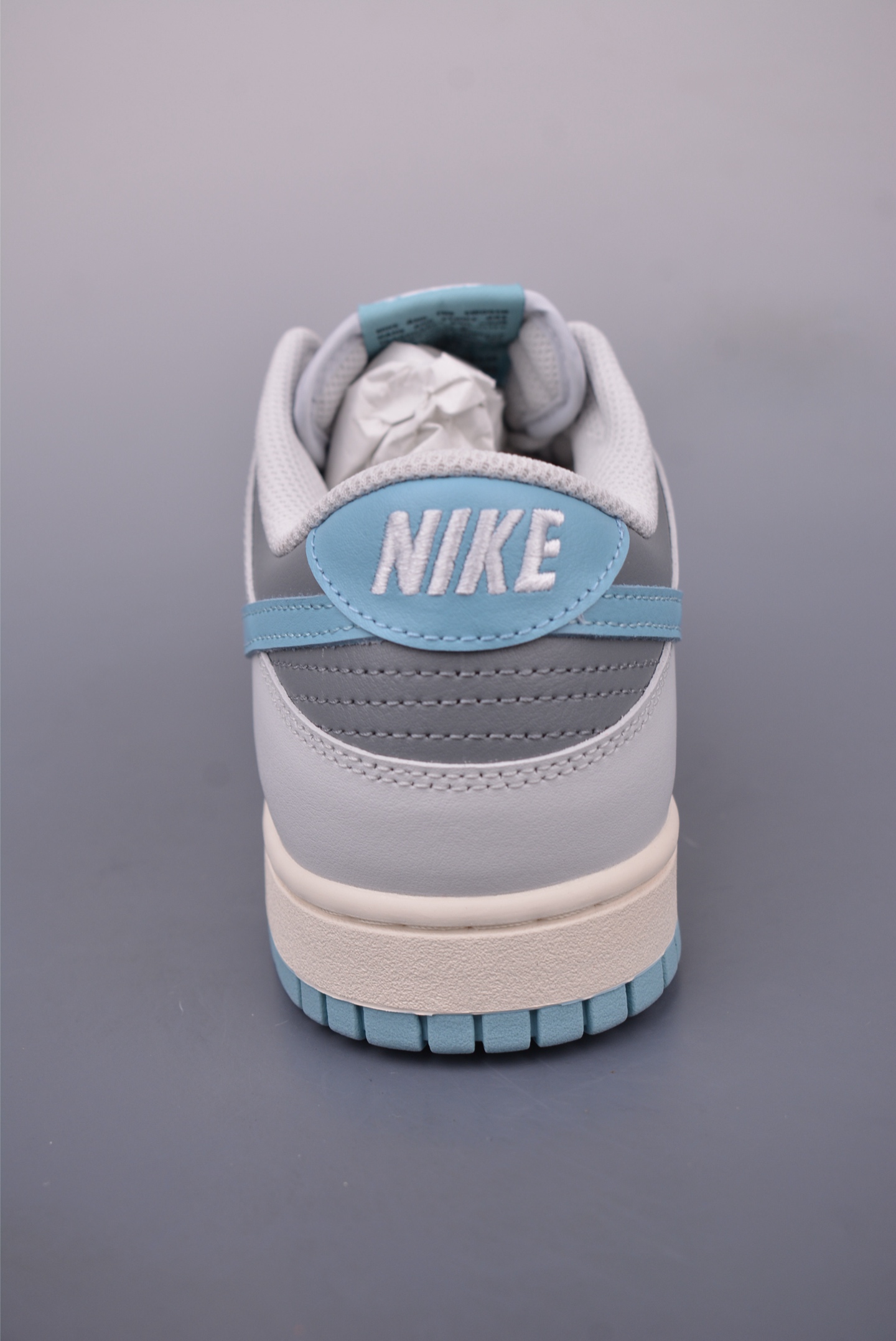 Nike SB Dunk Low Pro PRM sneakers White Gray Light Blue Swoosh HF5441-001
