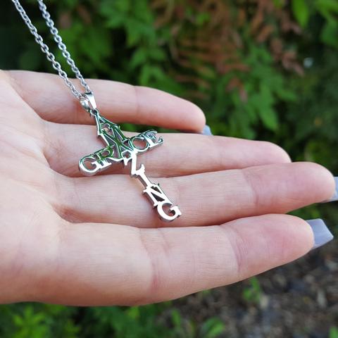 50% OFF🔥Amazing Grace Cross Necklace🔥BUY MORE SAVE MORE
