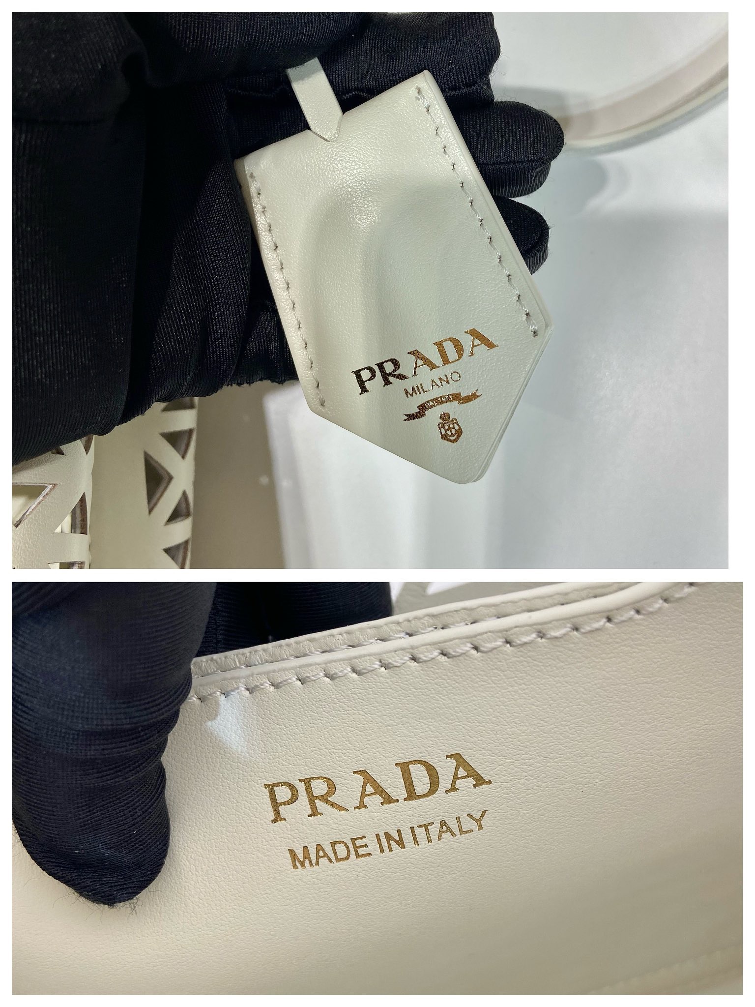 Prada hollow bucket bag 1BA217