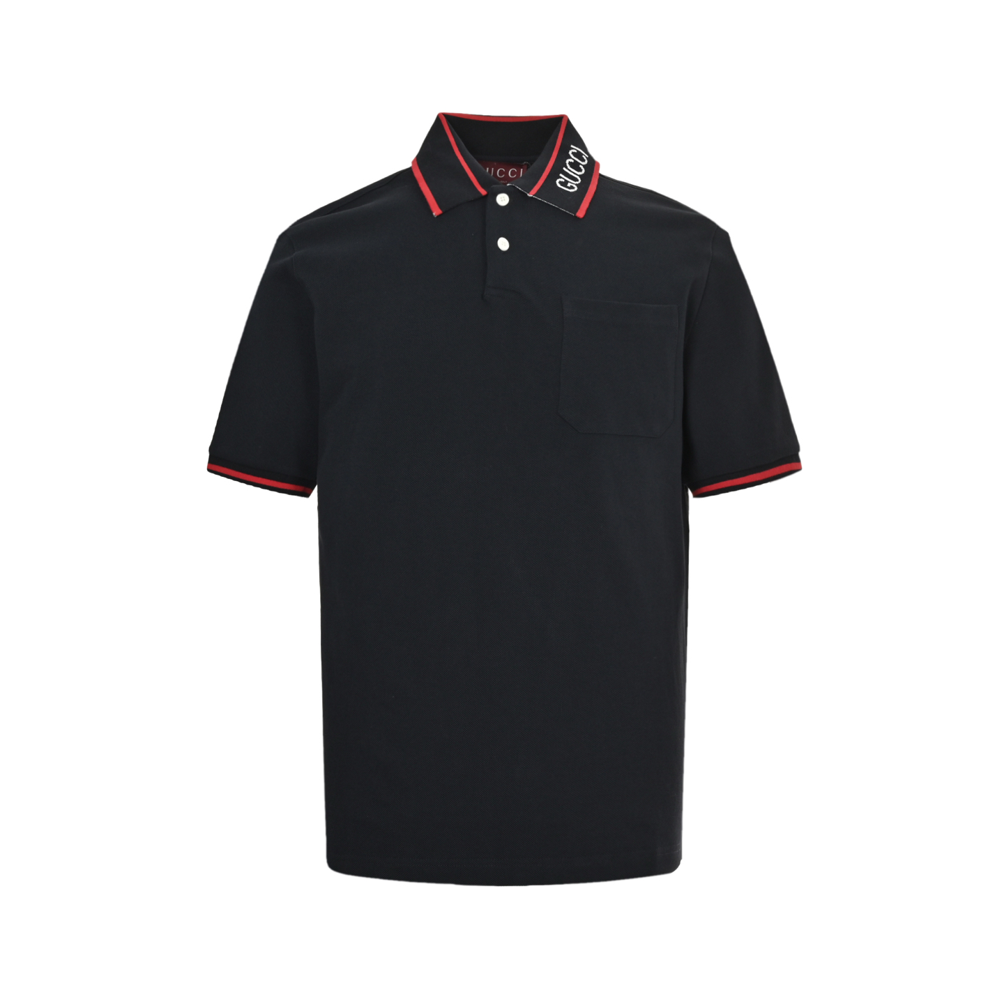 Gucci 25ss collar letter jacquard Polo short sleeve