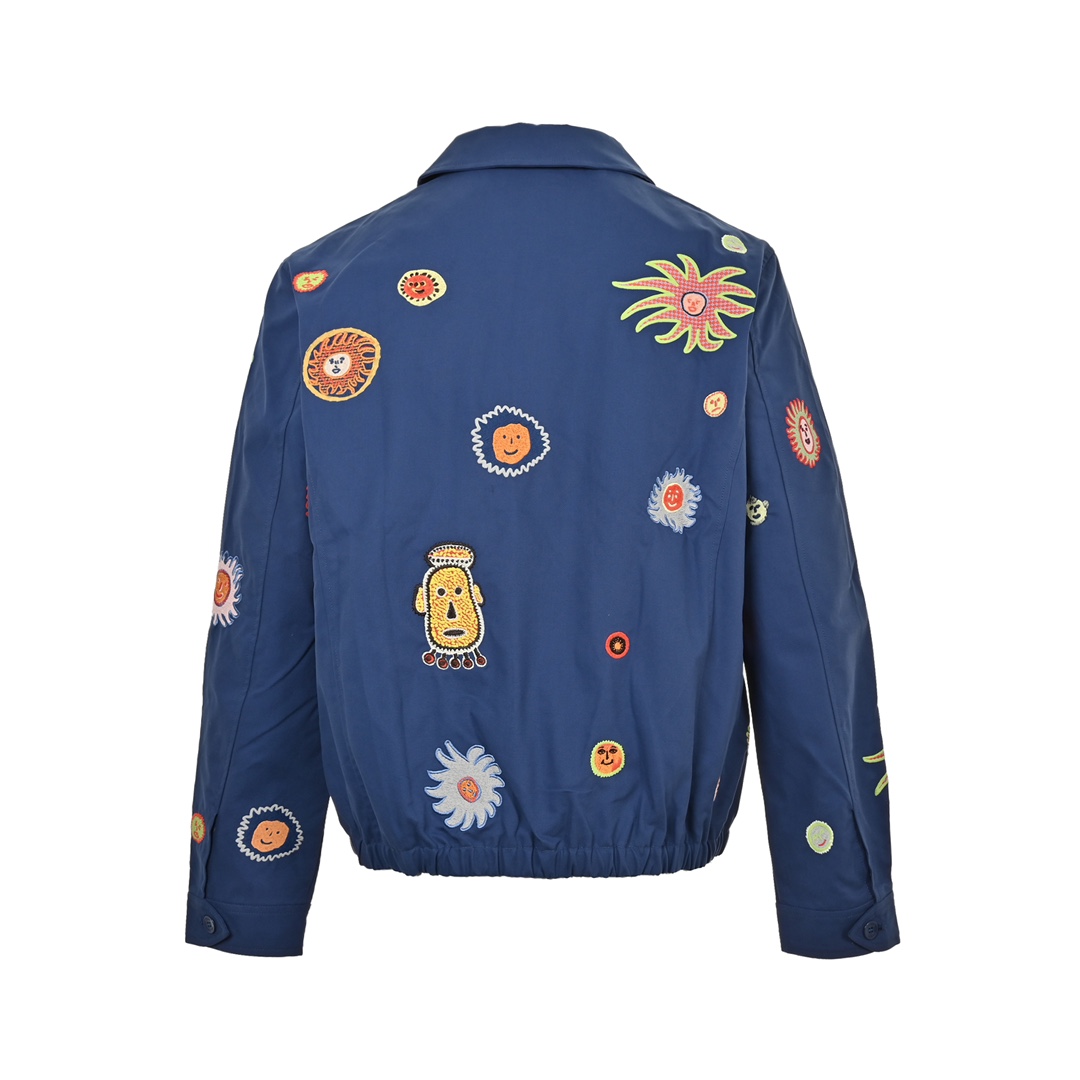Louis Vuitton 24Fw Yayoi Kusama sunfish embroidered jacket