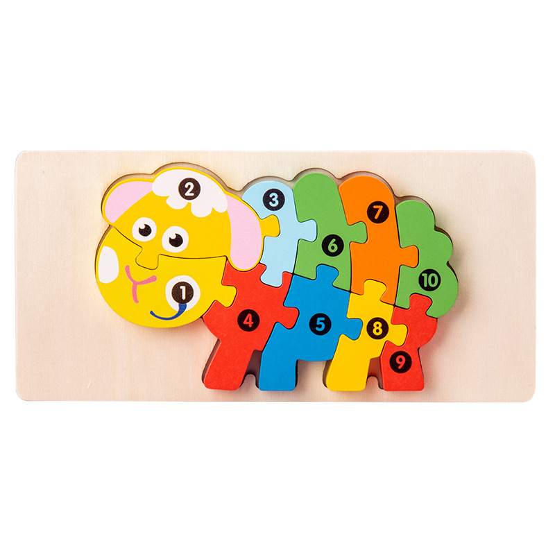 (🔥NEW YEAR HOT SALES 50% OFF)Three-dimensional wooden puzzle for children-BUY 2 GET 10% OFF
