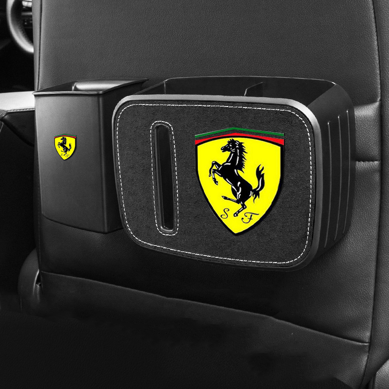 Car Multi-Compartment Garbage Storage Box
