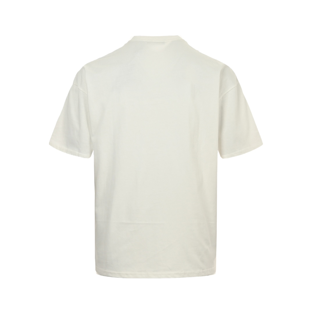 Fendi 24Fw short-sleeved shirt with contrasting double F logo embroidery on the chest