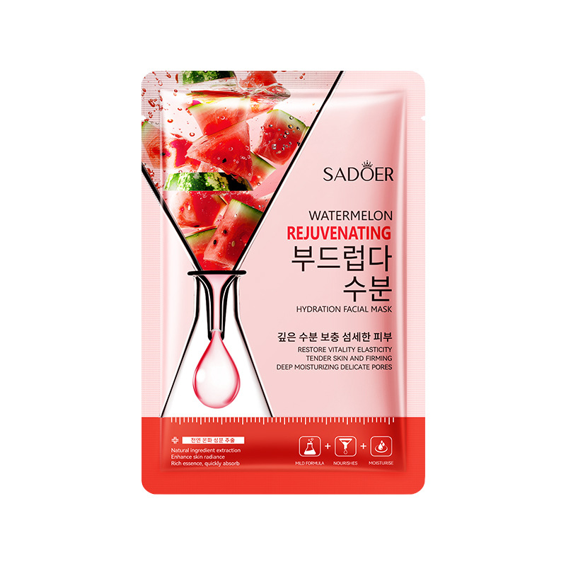 Cucumber Rejuvenating Mask Hydrating and Moisturizing Plant Fruit Mask Contains Vitamin E