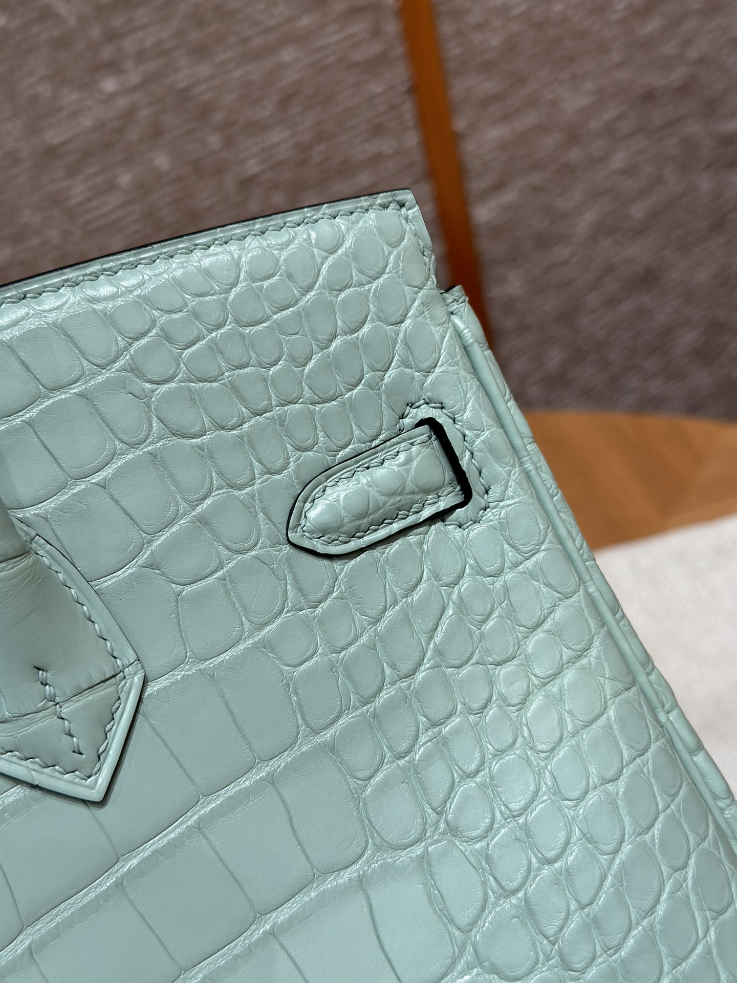 Hermes Birkin 6W Menthe Handbag (Handmade to Order)