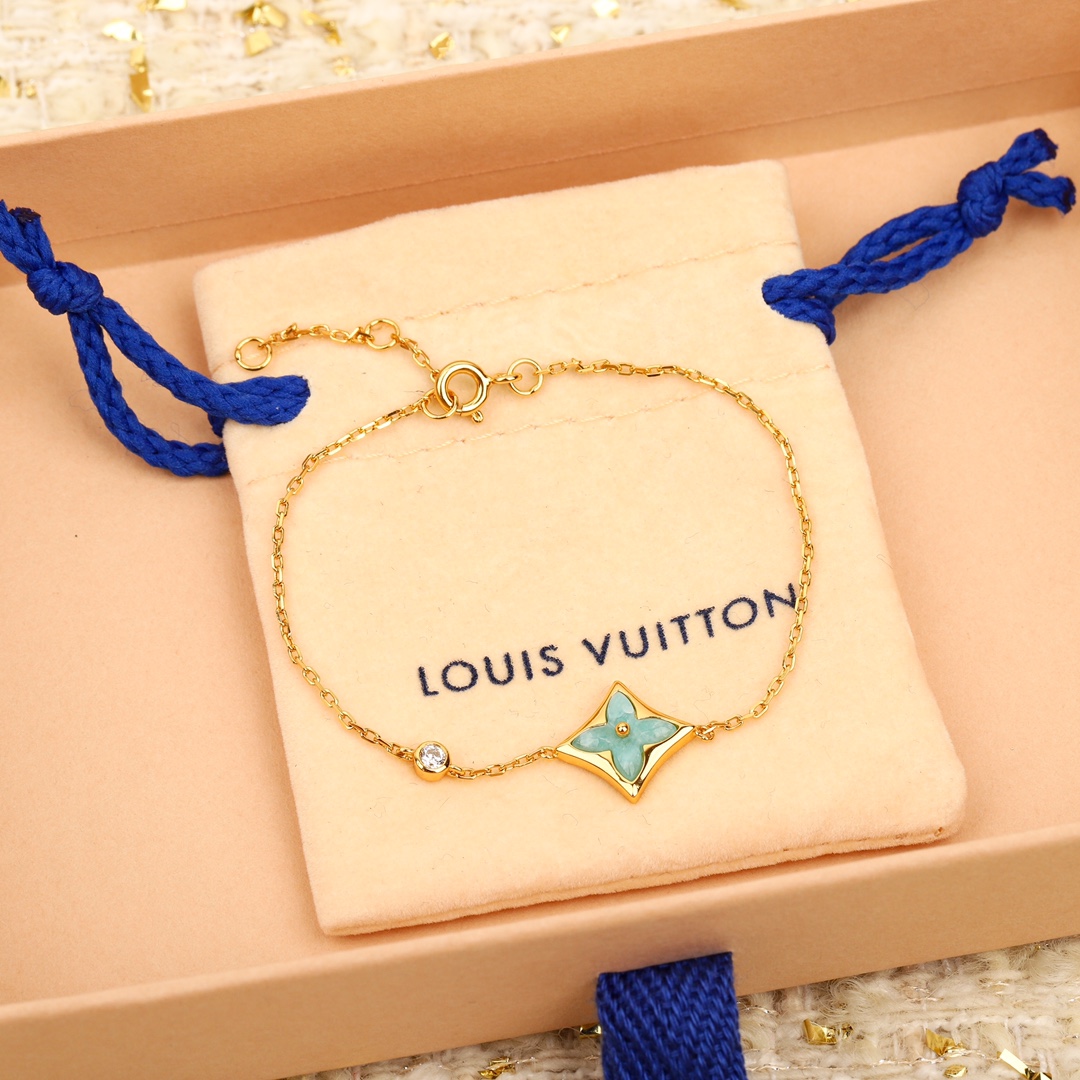 Louis Vuitton Amazonite Bracelet