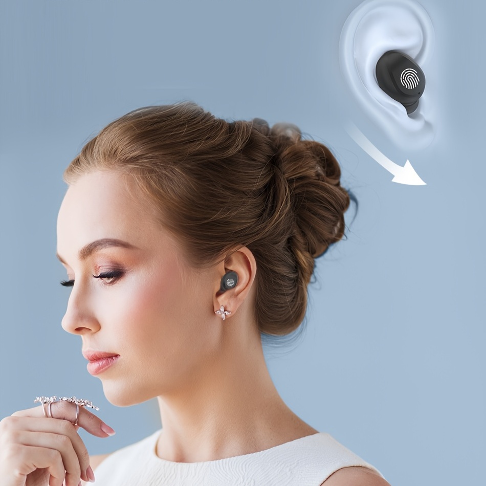 TWS Waterproof Headset Wireless Sport Headset , Mobile Phone Hi Fi Stereo Music With Microphone Noise Reduction Display For Moblie Phone.  Goodlooking Thoughtful Gift For Men/Women/ Girlfriend/Boyfriend/Friend/Birthday Gift
