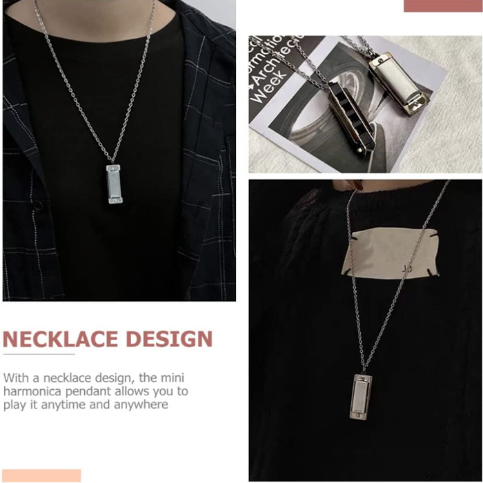 🔥Mother's Day Sale 50%- Harmonica Necklace-BUY 1 GET 1 FREE🔥
