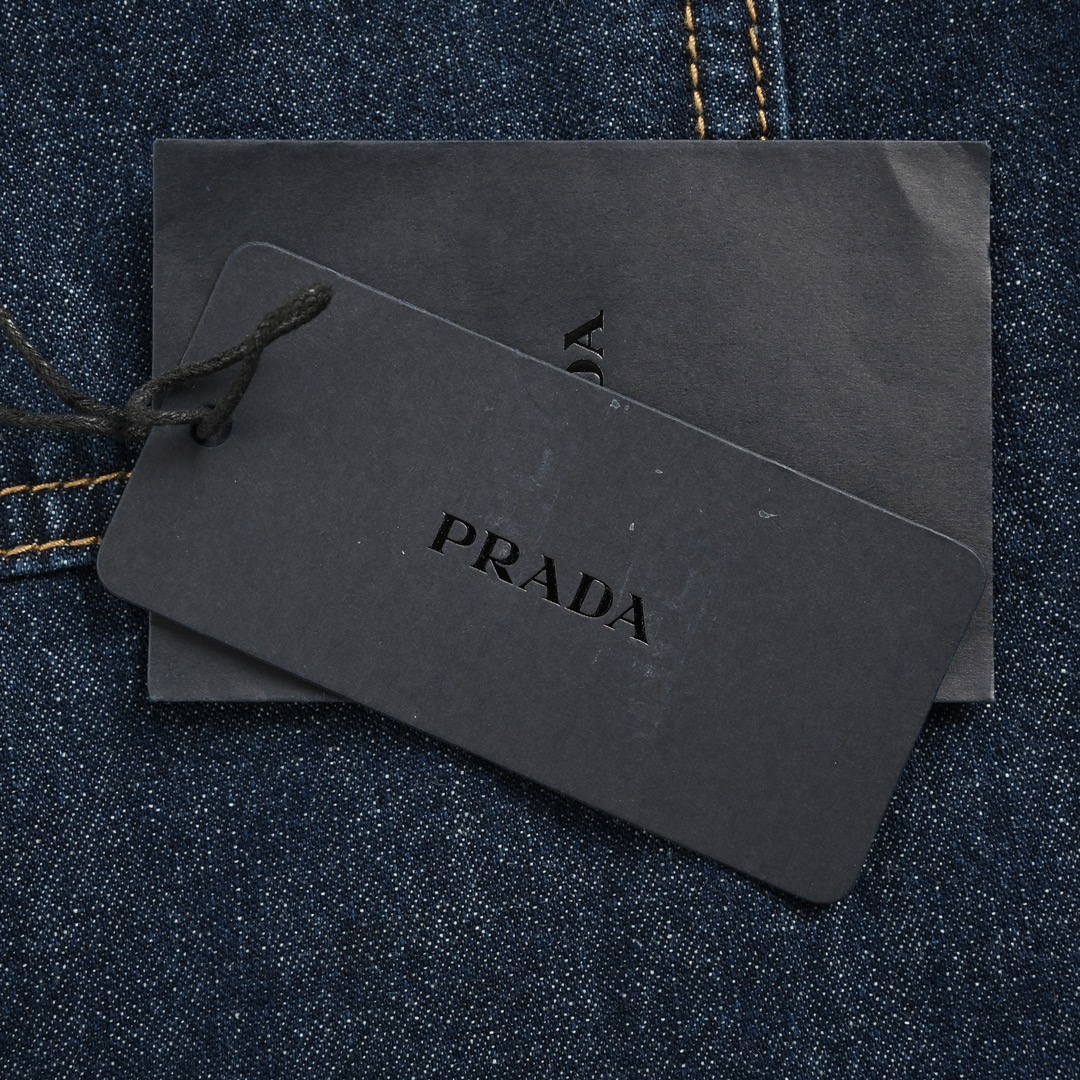 Prada 24Fw four-pocket denim jacket