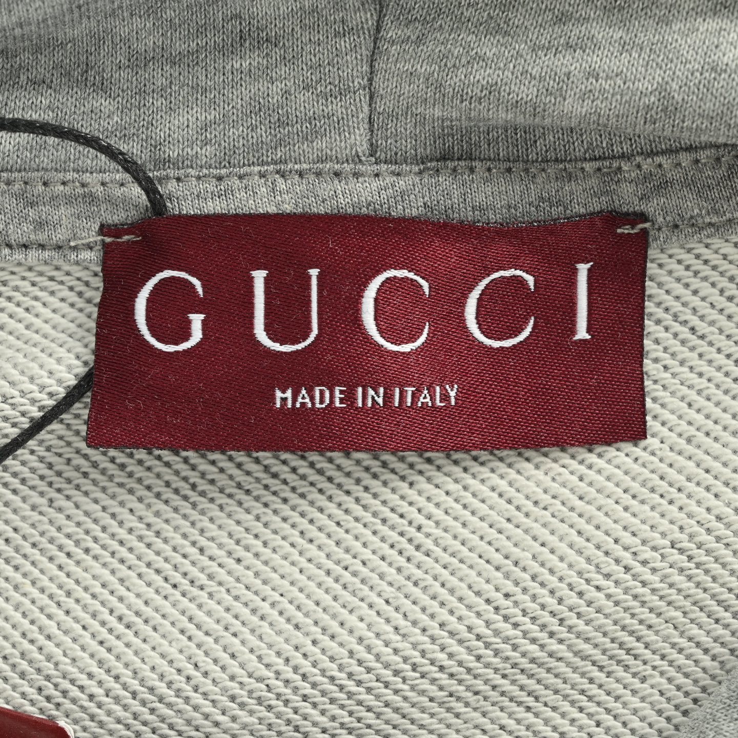 Gucci 25Fw block print hooded sweatshirt