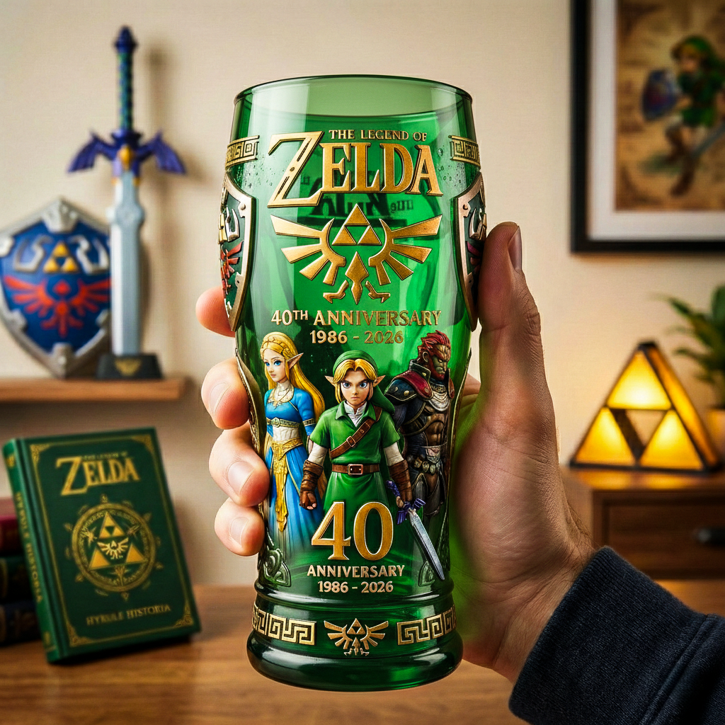 🗡️The Legend of Zelda 40th Anniversary Collector Glass