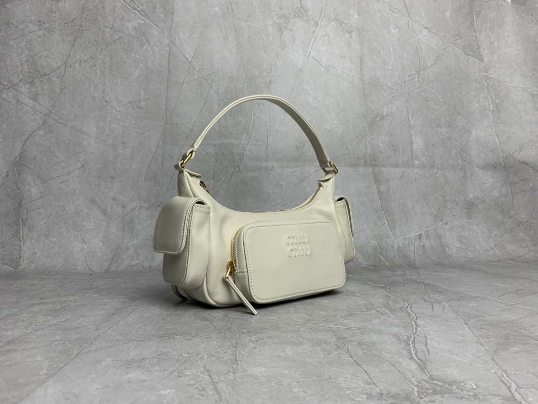 Miu Miu Multi-Pocket Biker Bag