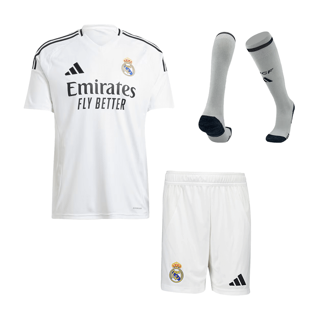 Real Madrid Men's Football Shirt Set (Shirt+Shorts+Socks) 2024/25