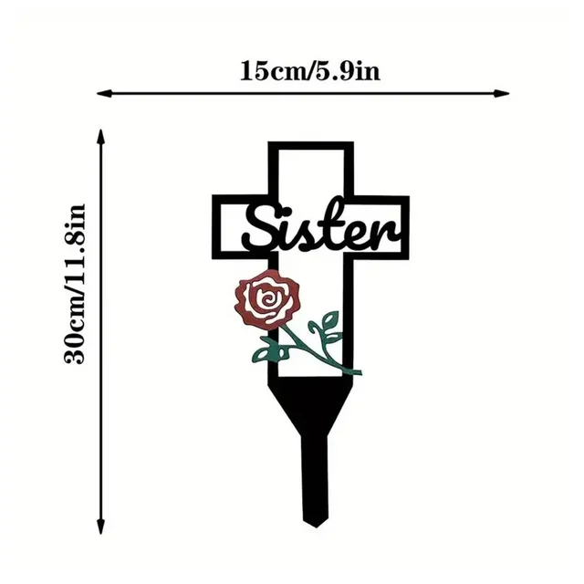 ✝️🙏Metal Cemetery Memorial Stake🔥Buy 2+ Get 10% OFF & FREE SHIPPING