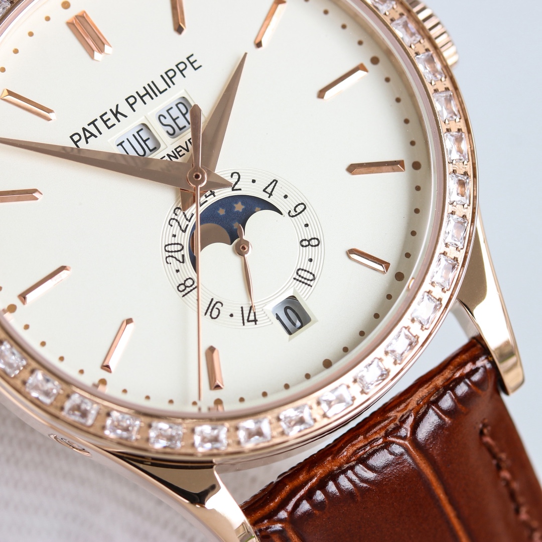 Patek Philippe Complex Function Timepiece Swarovski Baguette Diamond Edition