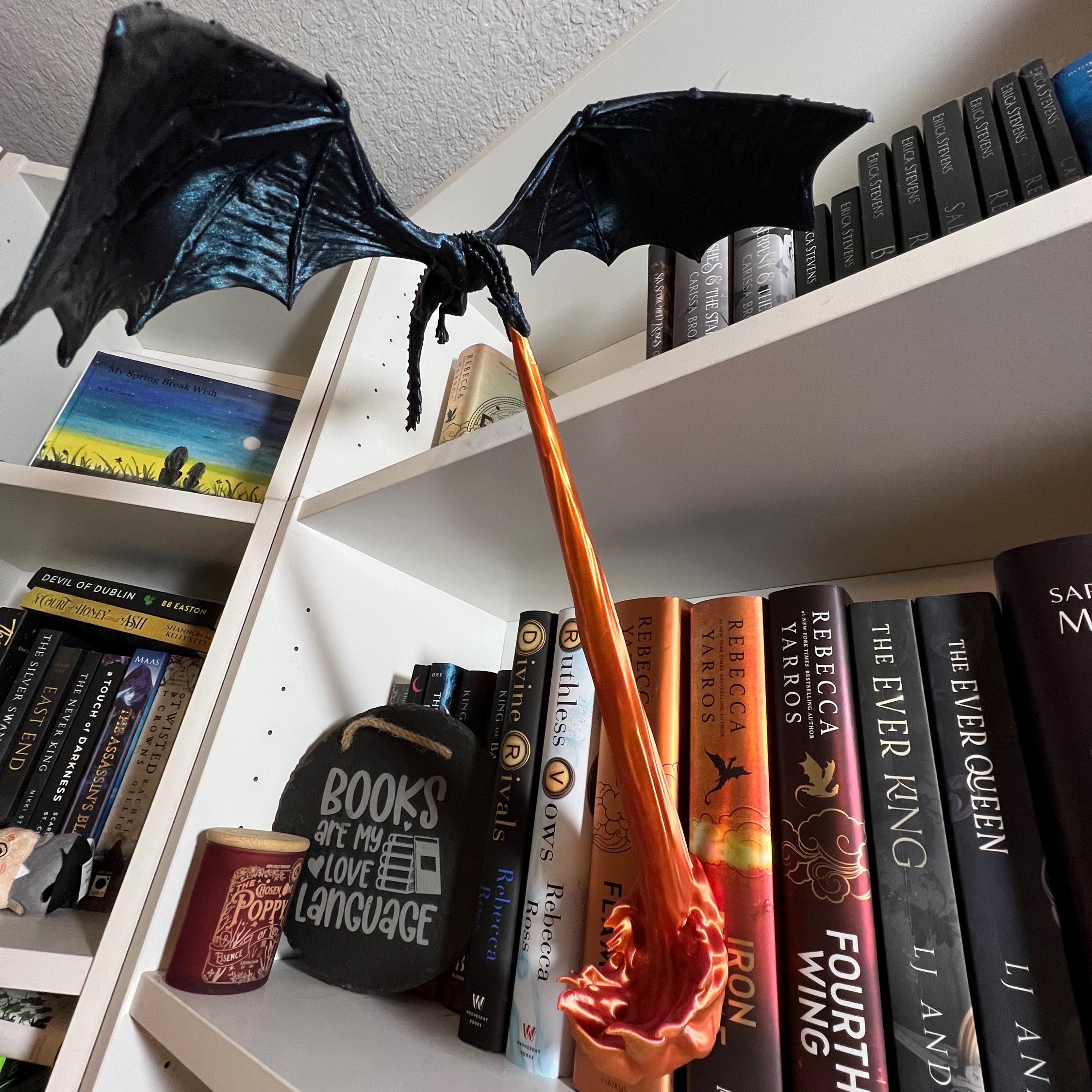 2024 New Dragon Flame Book Nook