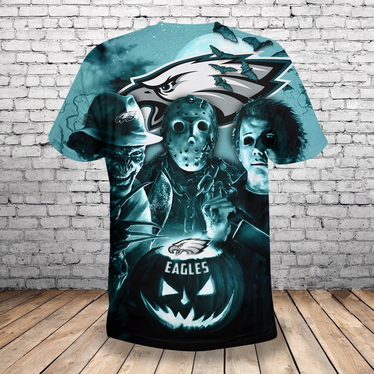 EAGLES HOODIE 3D HORROR2