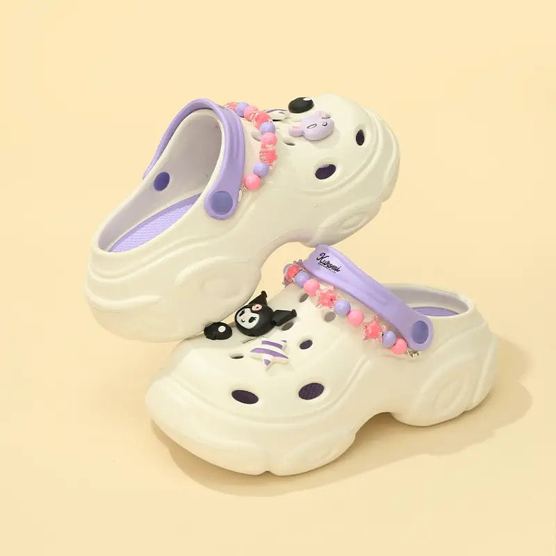 Sanrio Clogs Platform Shoes Sandal Casual Summer for Woman