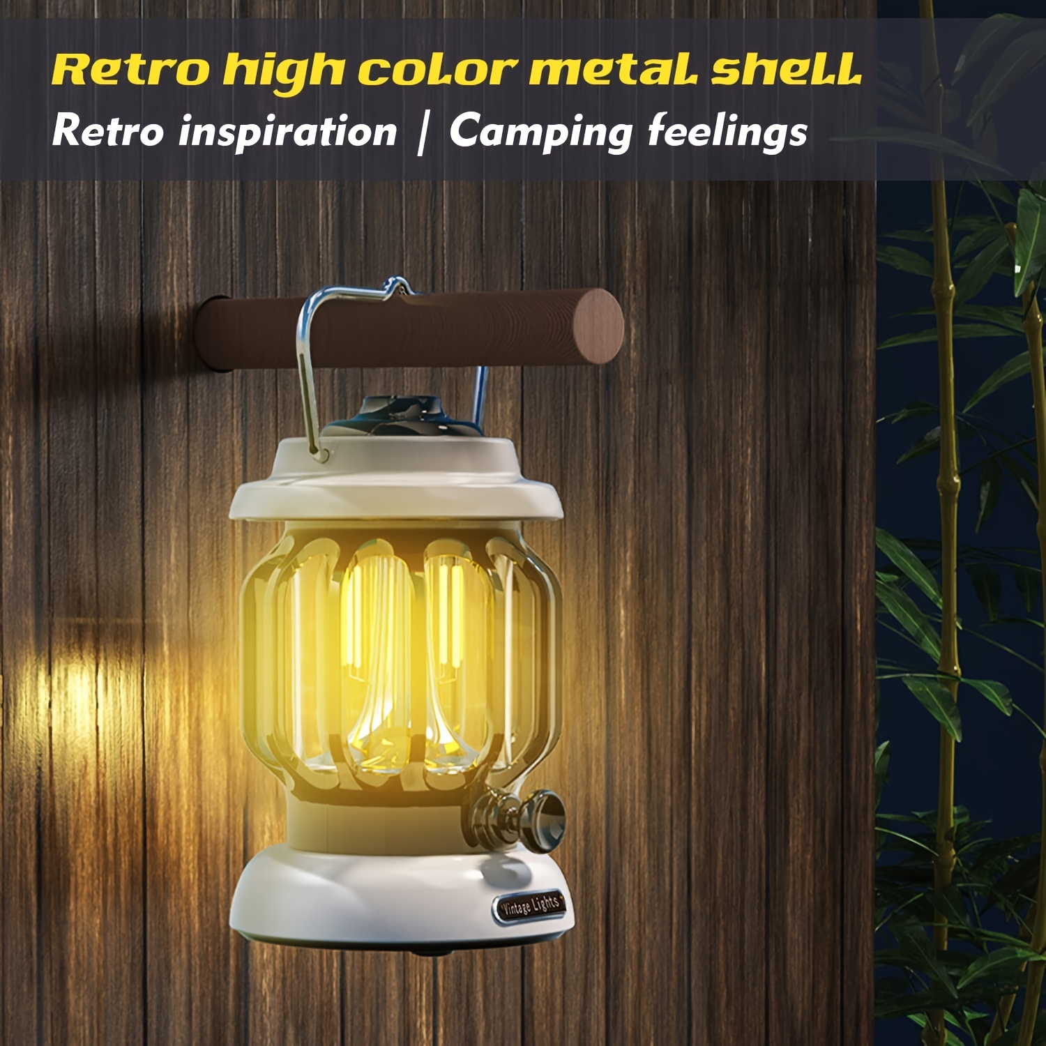 LED Camping Lights, Rechargeable Retro Metal Camping Lights, Battery Powered Hanging Green Candle Lights, Portable Outdoor Tent Bulbs, Power Outage Emergency Lighting, Power Outage Emergency Lighting Using Lamp