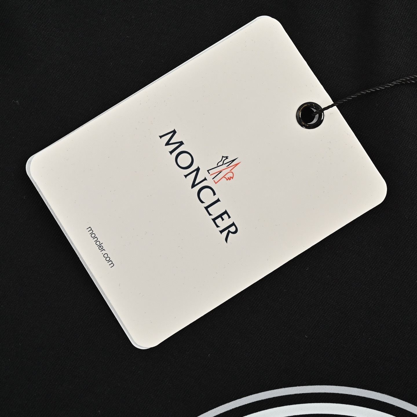 Moncler 25ss overlapping logo print short-sleeved shirt