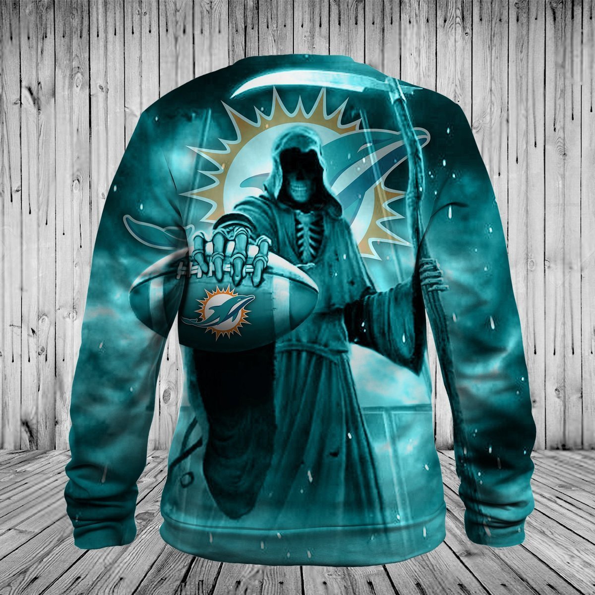 DOLPHINS 3D HOODIE 3