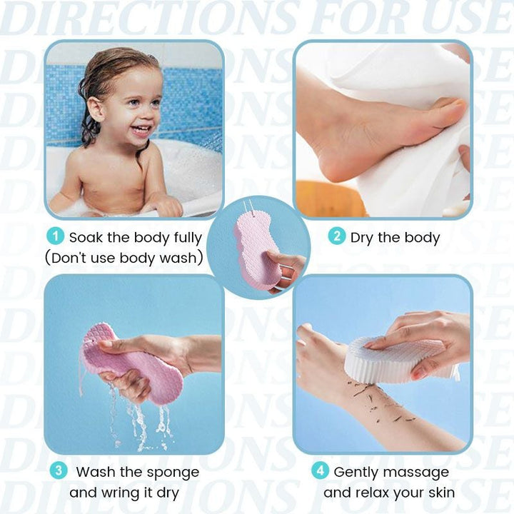 (🔥Last Day Promotion-SAVE 50% OFF)Super Soft Exfoliating Bath Sponge--BUY 5 GET 3 FREE & FREE SHIPPING