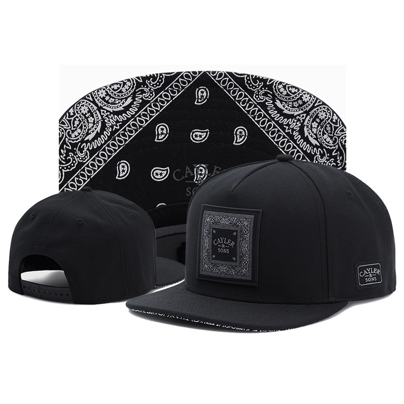 Summer hip-hop men's and women's trendy embroidered street sun hat flat brim hip-hop hat