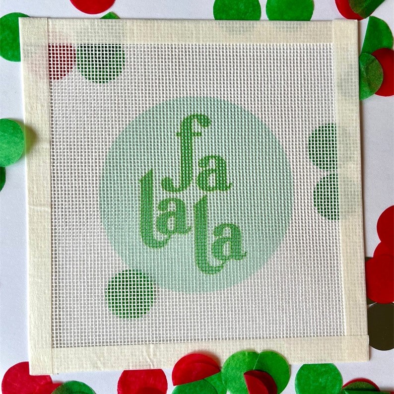 HoHoHo Christmas Needlepoint Canvas