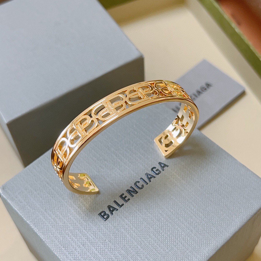 Balenciaga BB hollow bracelet