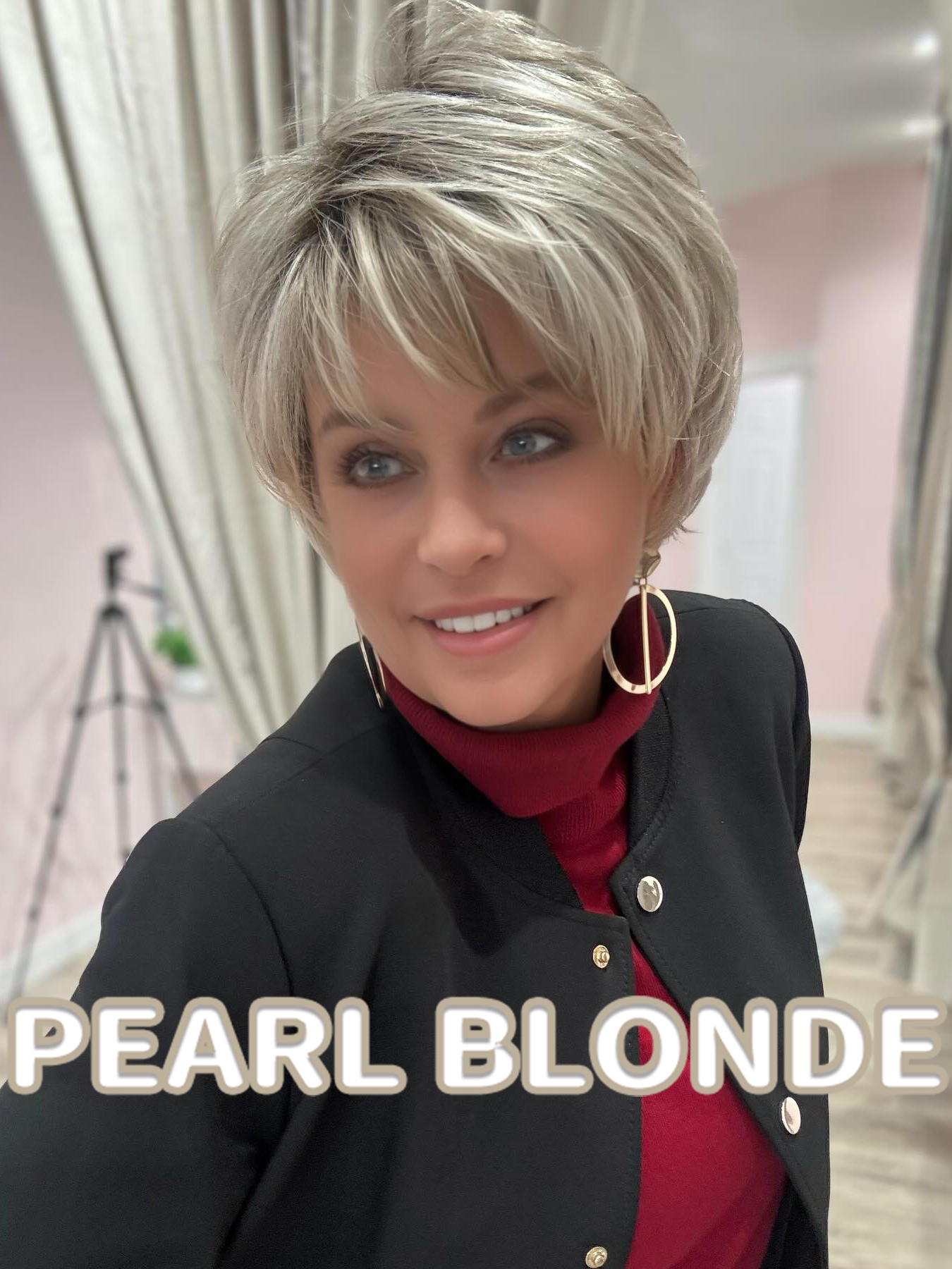Soft Layered Pixie Wig With Natural Fringe
