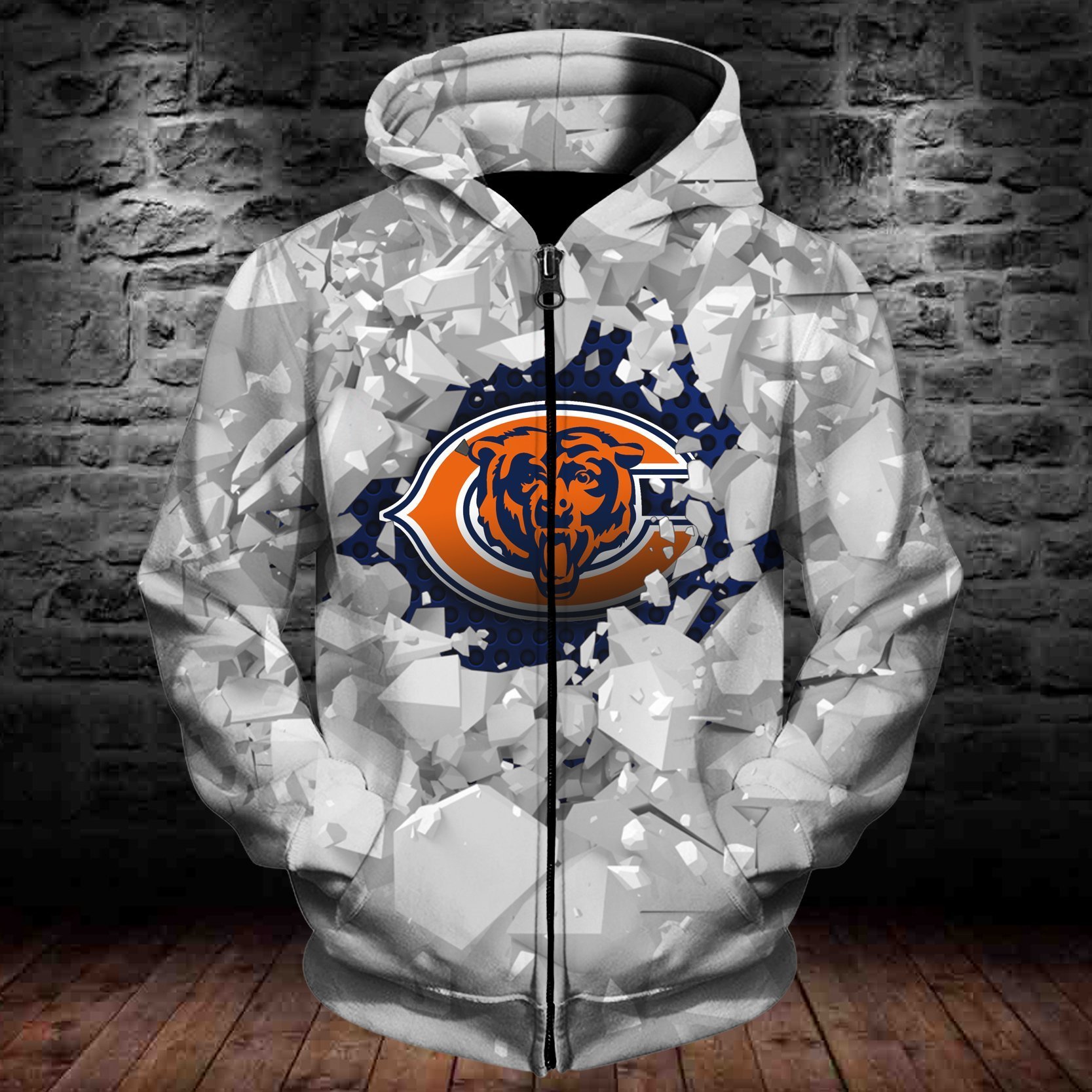 BEARS HOODIE 3D ICE