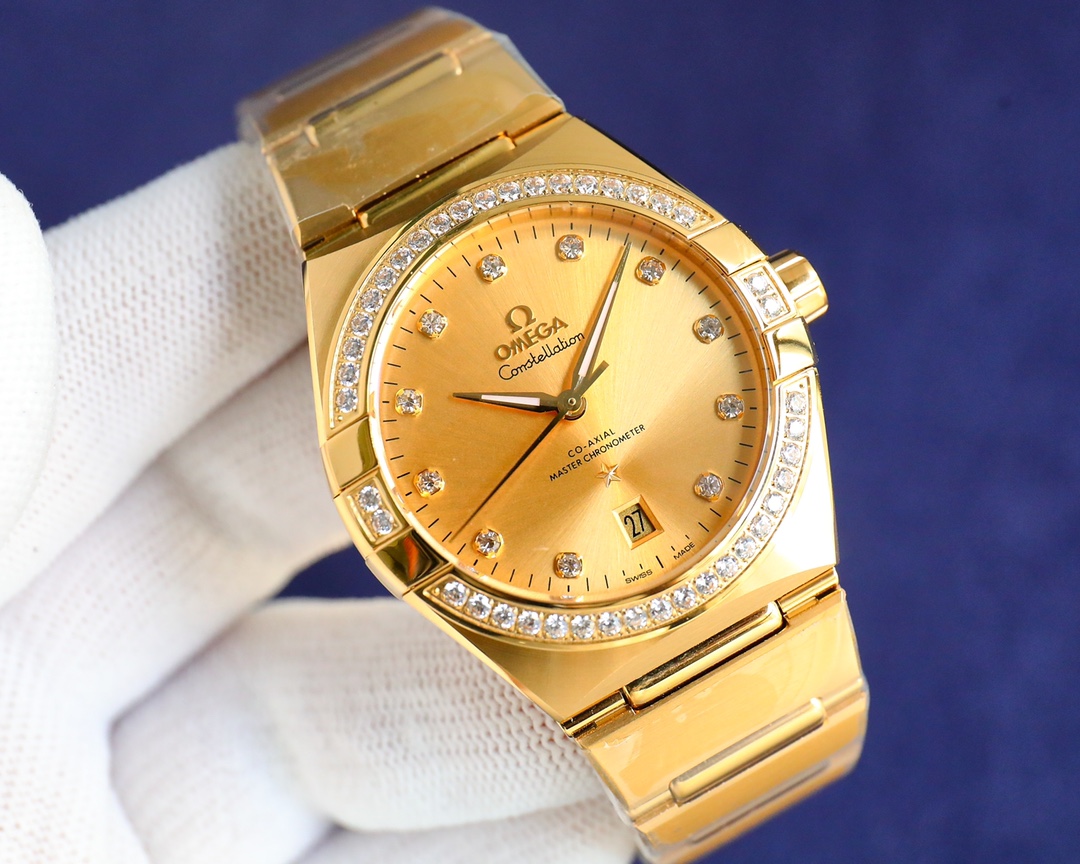 Omega fifth generation constellation series men's watch