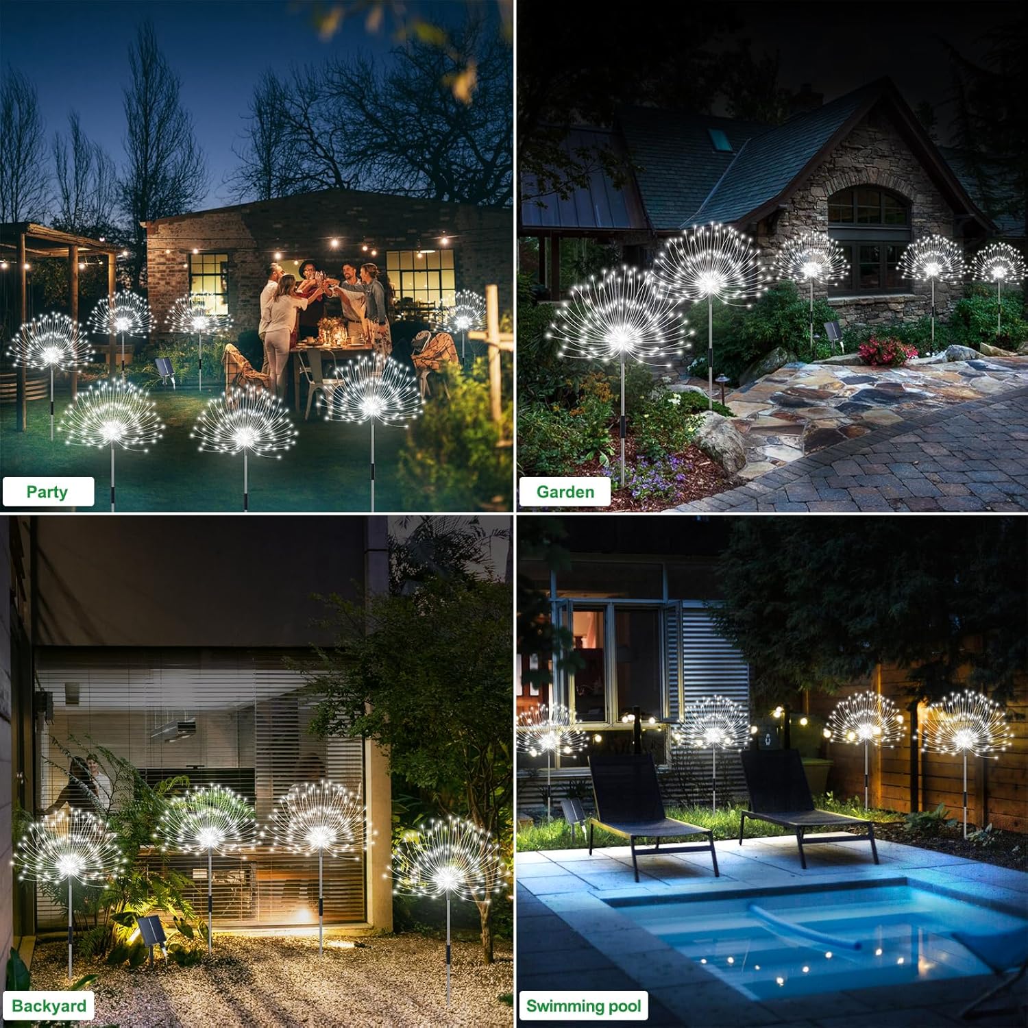 🔥ON SALE 59% OFF🔥Waterproof Solar Garden Fireworks Lamp