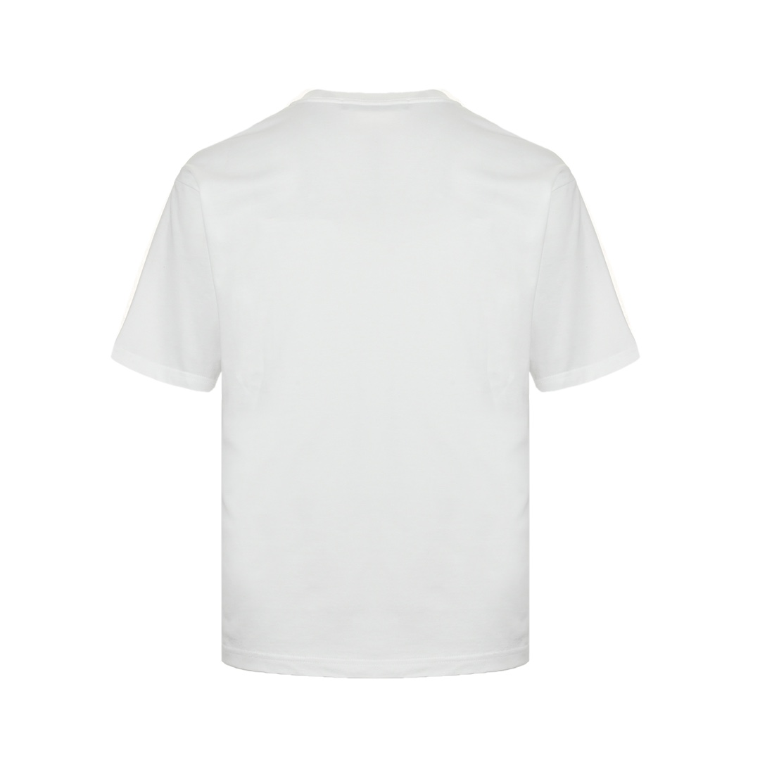 Balenciaga 24ss colorful logo printed short sleeves