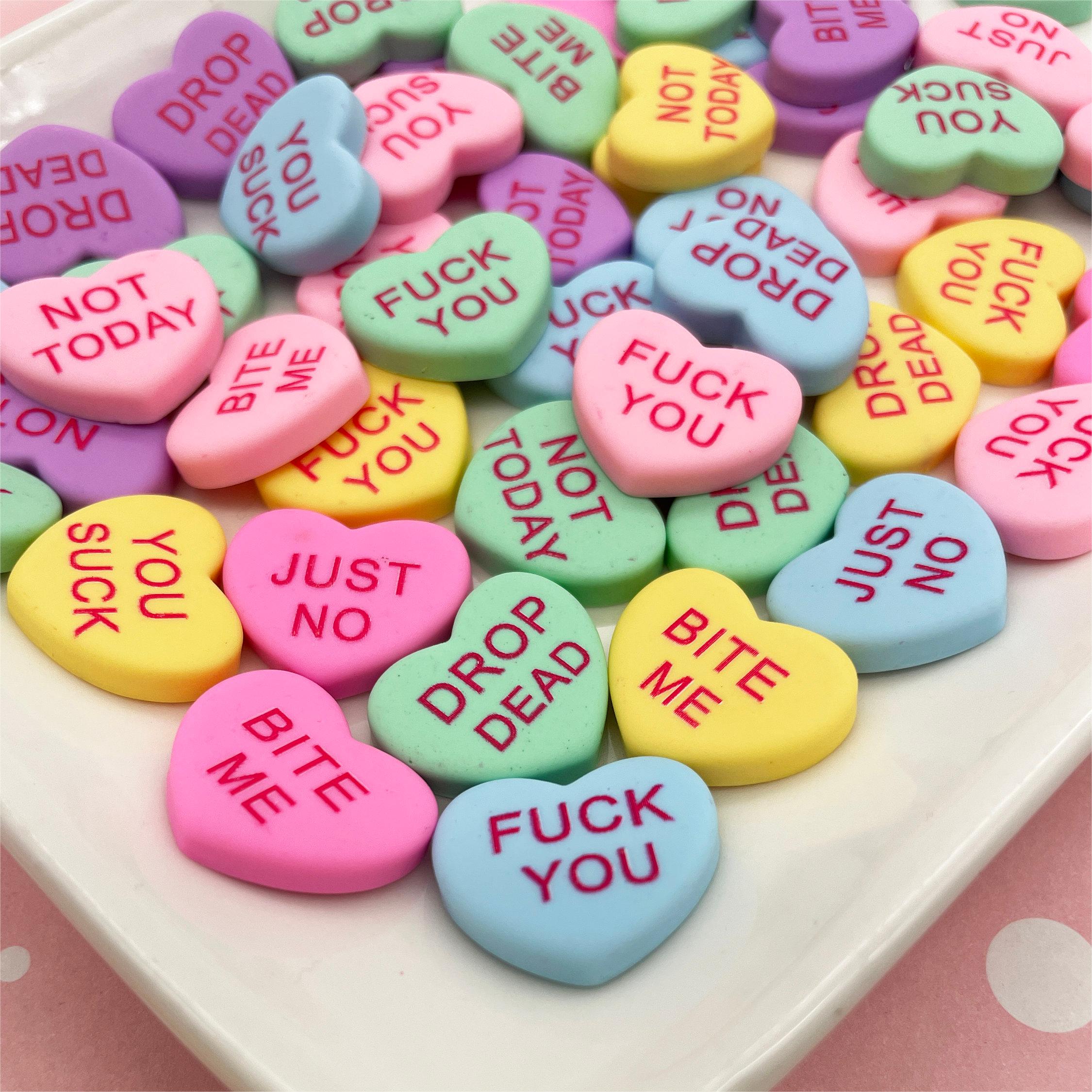 Mean Curse Word Conversation Hearts