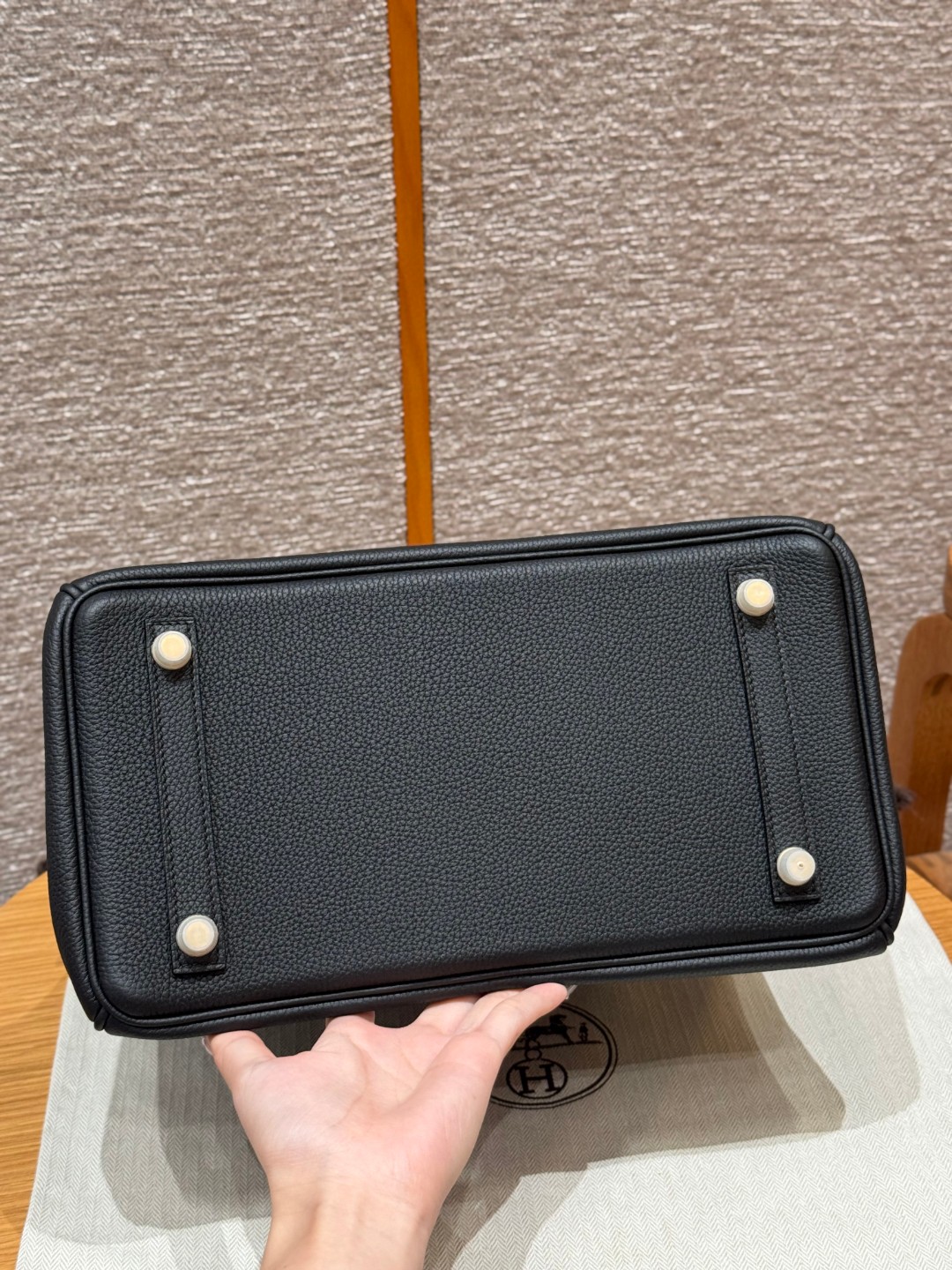 Hermès Birkin 89Noir Handbag (Handmade to Order)