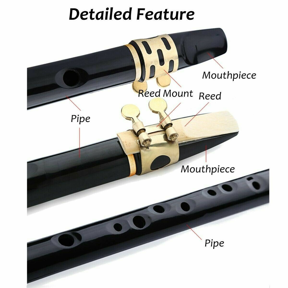 ✨Key Of C Two Octave Range Pocket Travel Saxphone