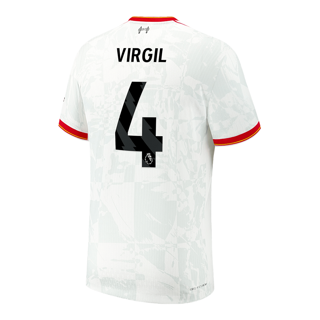 Authentic VIRGIL #4 Liverpool Third Away Shirt 2024/25