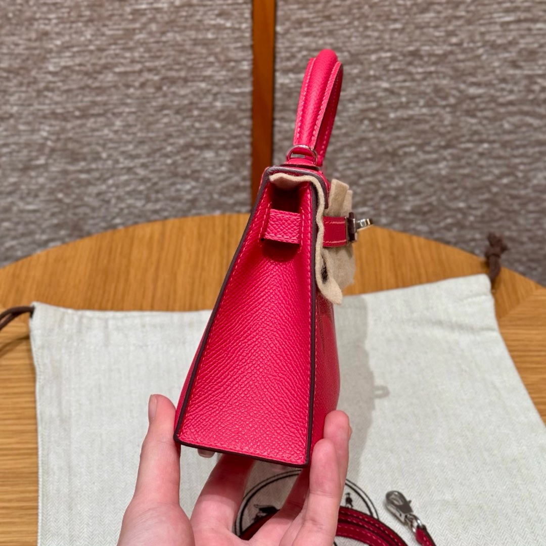 Hermes mini kelly2 i6Rose extreme handbag (handmade custom)