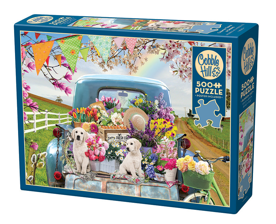 Country Truck in Spring | 500 Piece