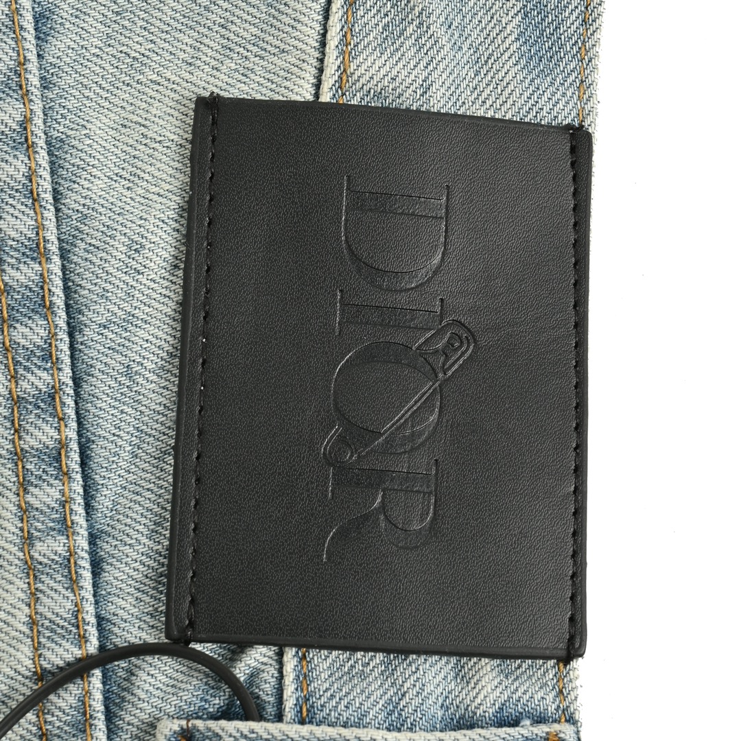Dior pocket split jeans
