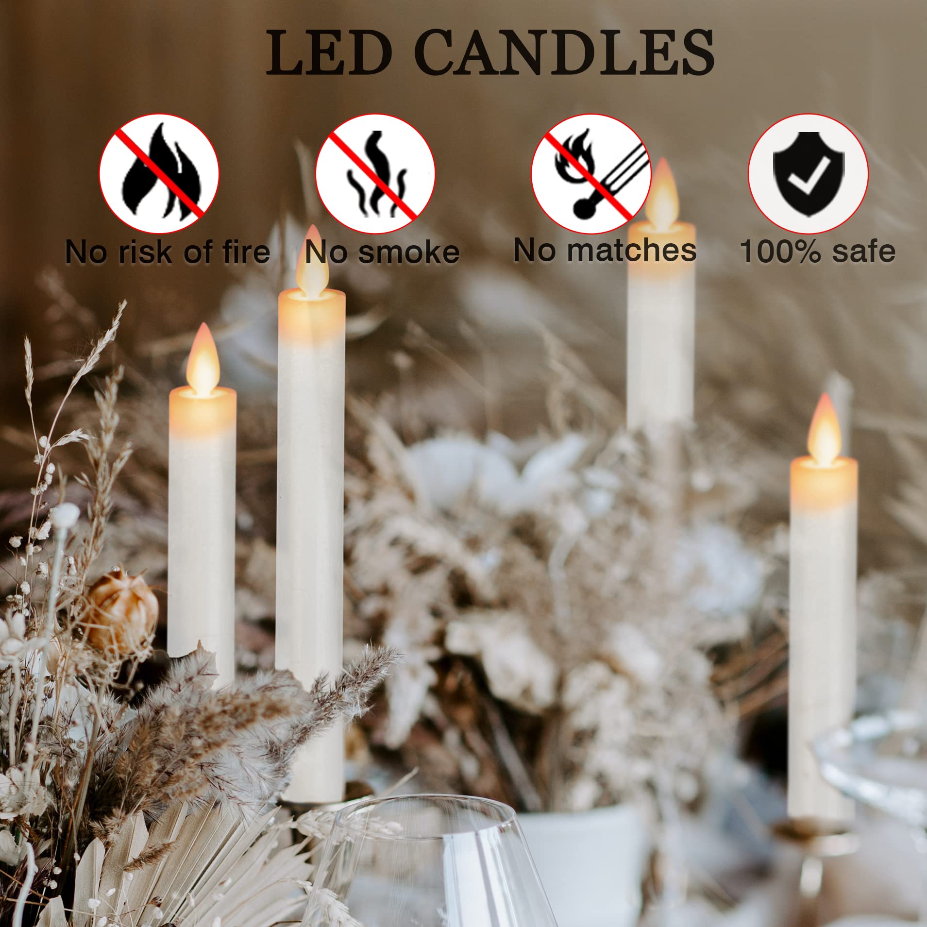 Hot Sale🔥New Simulation Flameless LED Electronic Candles
