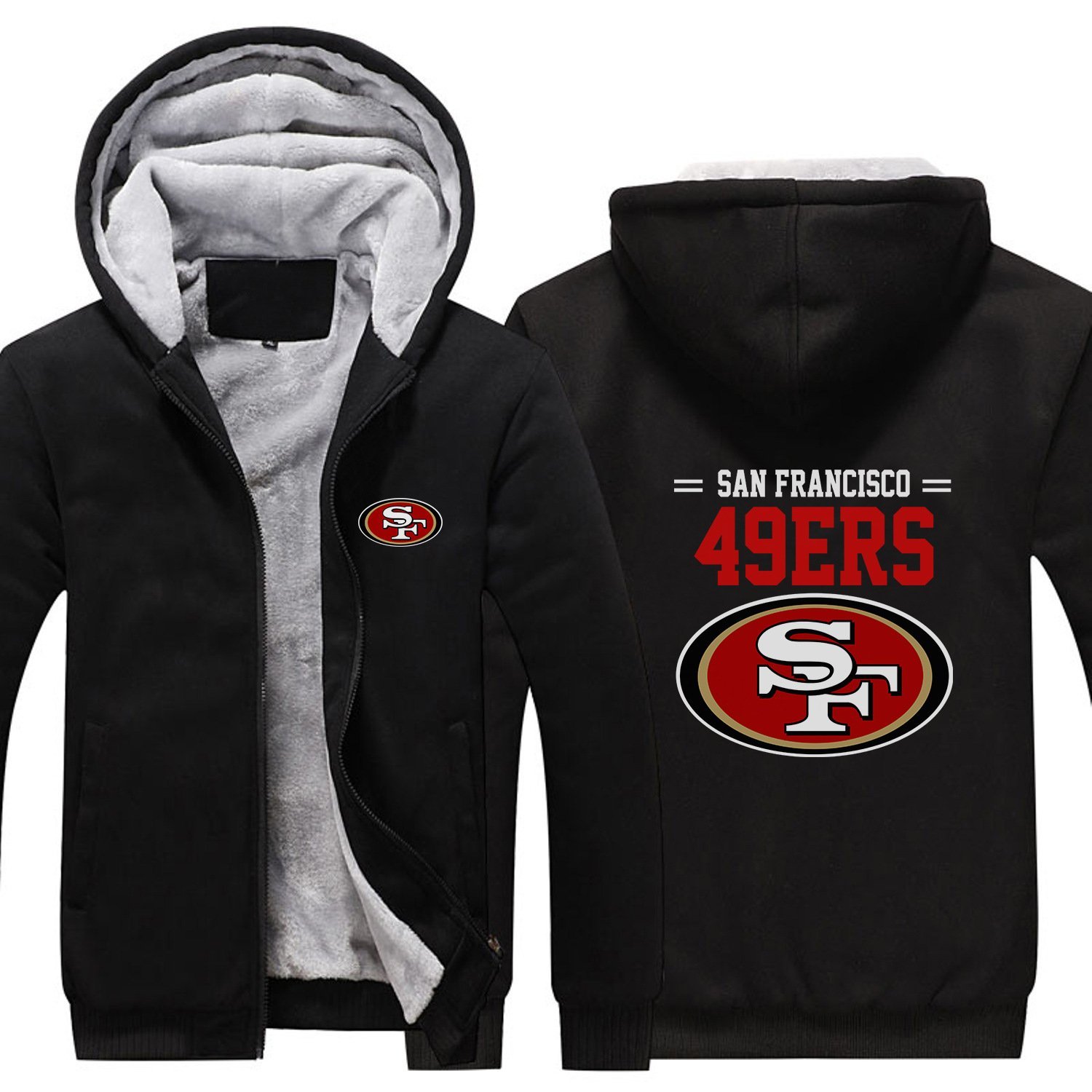 SAN FRANCISCO 49ERS WINTER HOODIE