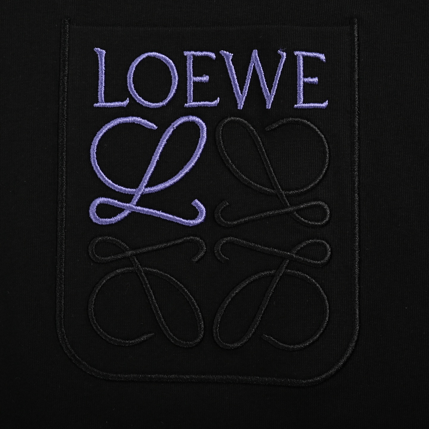 Loewe Contrast Embroidered Pocket Logo Short Sleeve
