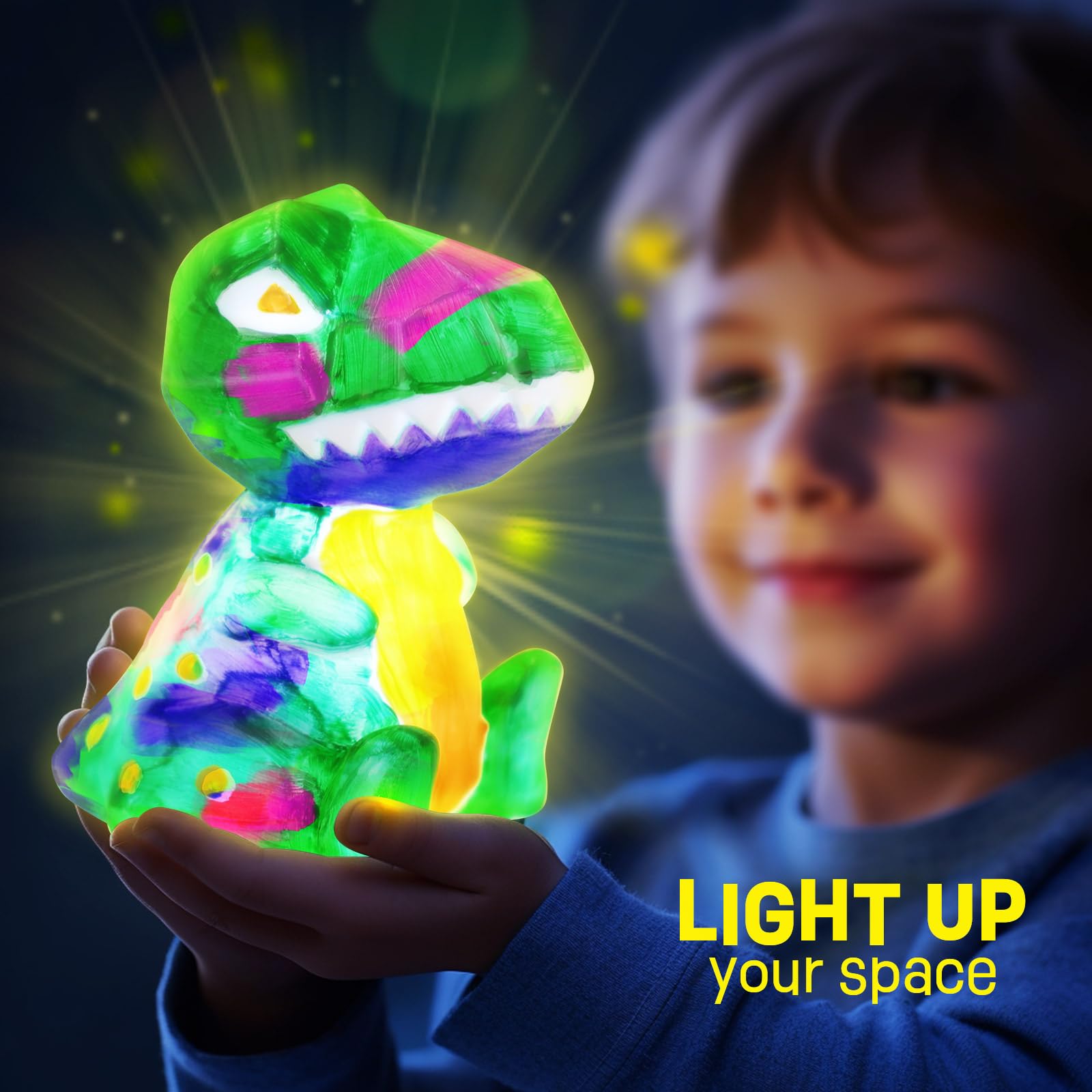 Paint Your Own Lamp Kit, Light up Art Supplies Arts & Crafts Kit