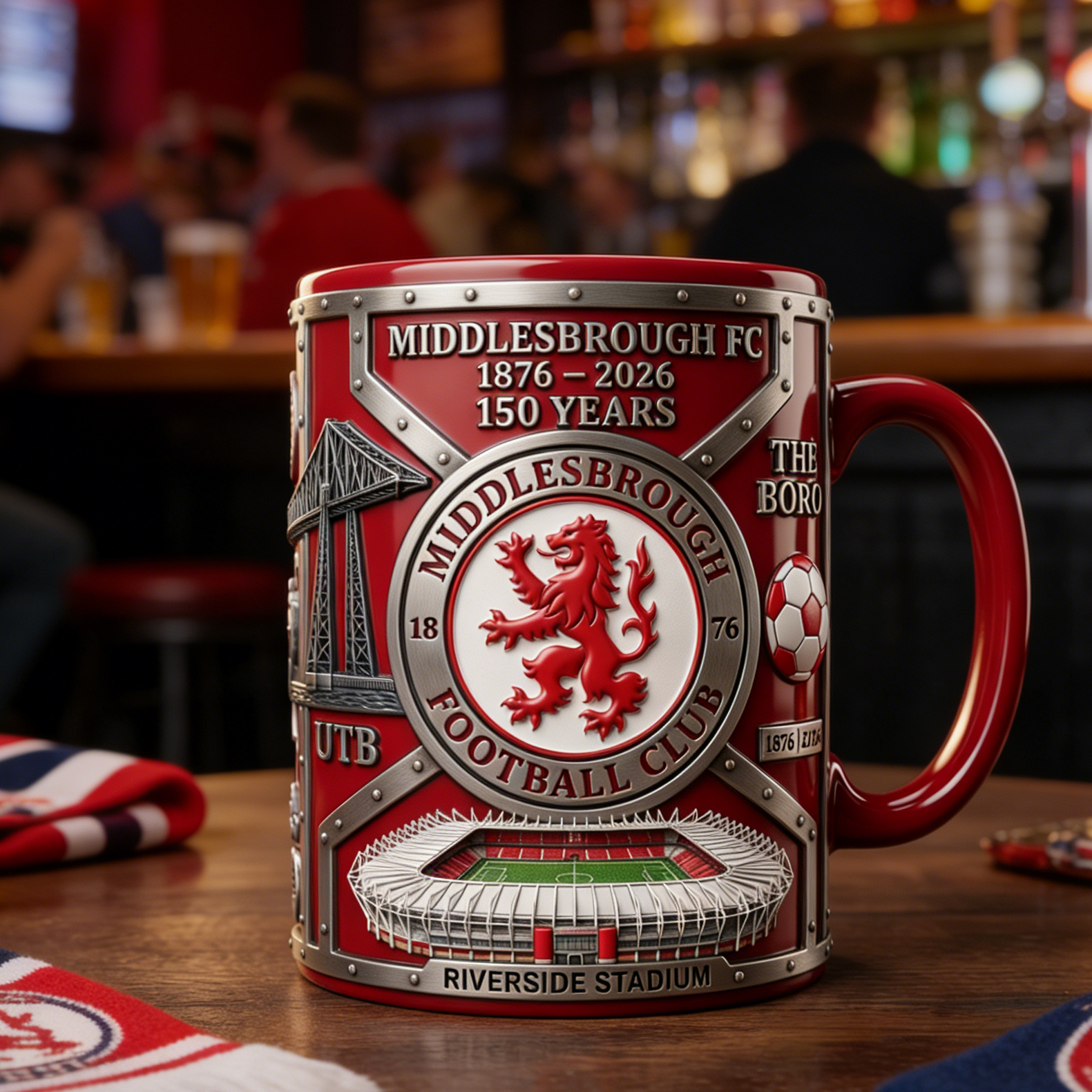 Middlesbrough F.C. 150th Anniversary Commemorative mug