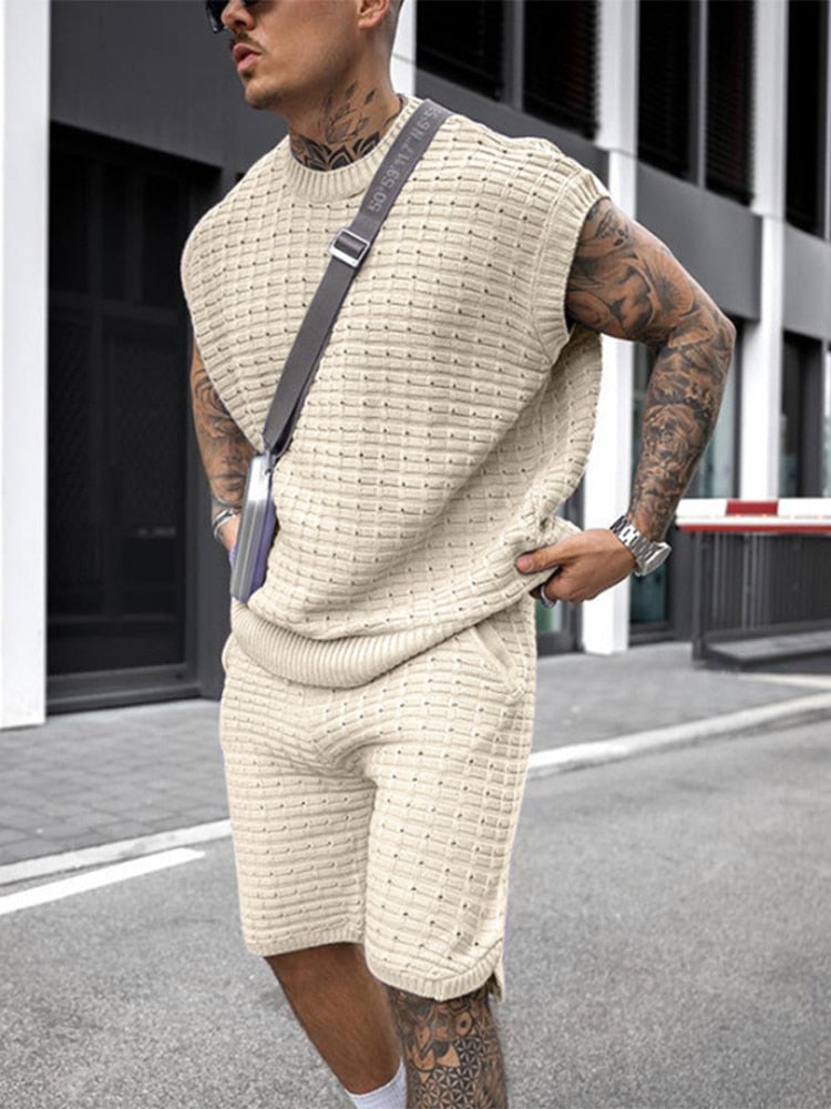 Men's Knitted Summer Set