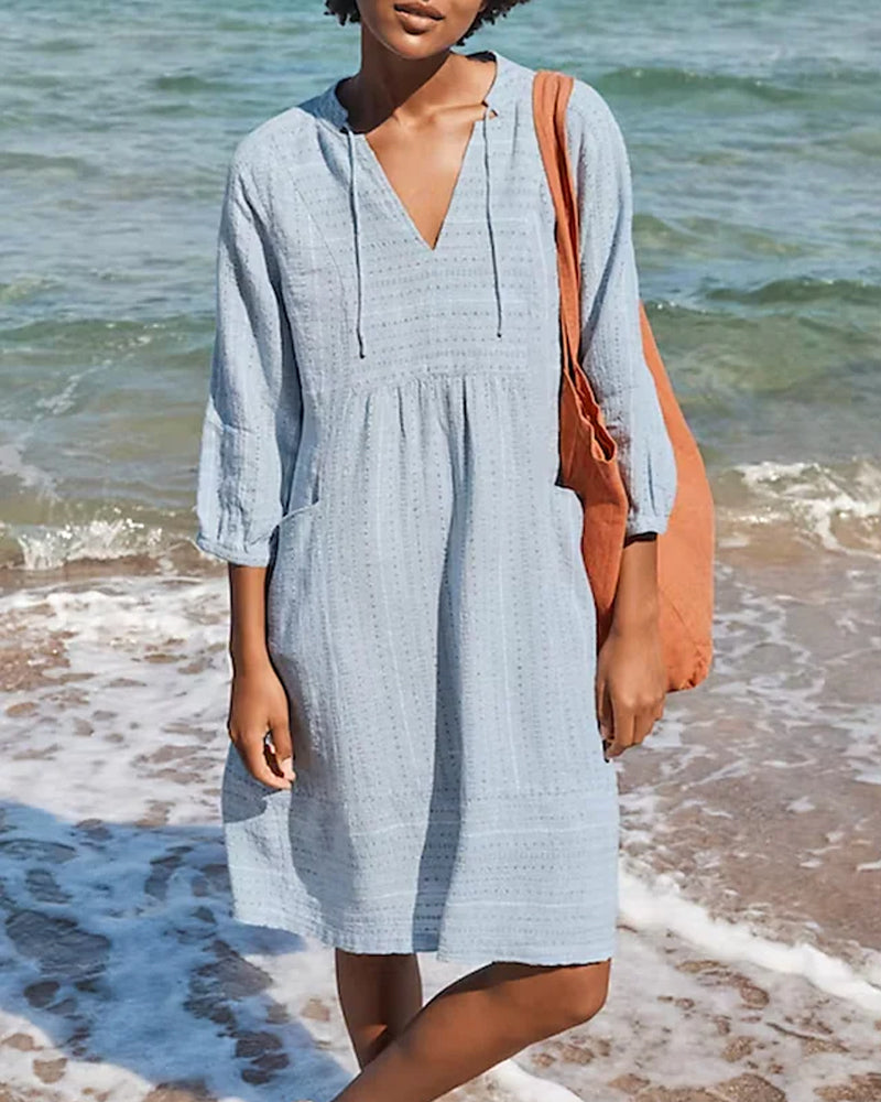 Shirt Dress with Pocket